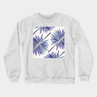 fan palm indigo Crewneck Sweatshirt